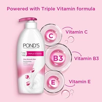 PONDS Triple Vitamin Moisturising Body Lotion 275 ml - Pack Of 3