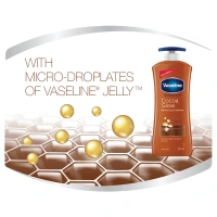 Vaseline Intensive Care 24 hr nourishing Cocoa Glow Body Lotion with Cocoa And Shea Butter, Restores Glow for all skin type - 400ml, 12-2021