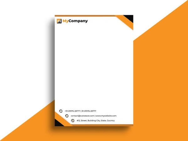 Letterhead A4 (Customised) Pack Of 5 - A4