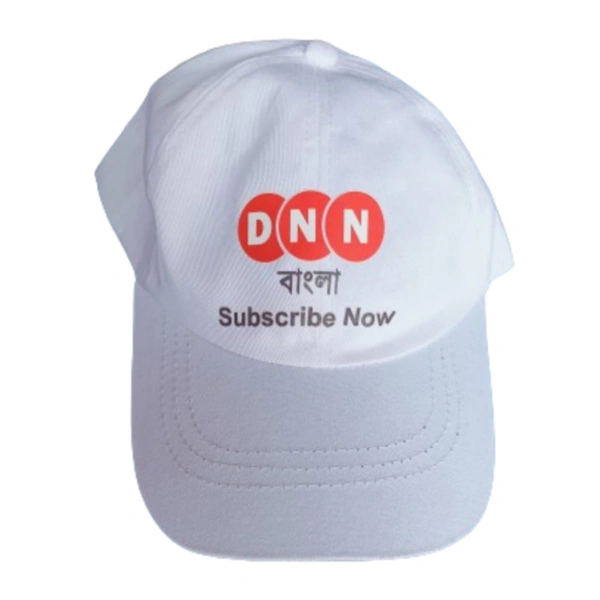 DNN BANGLA BRANDING CAP  - White