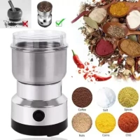 Kindlook Fashion By Nima Japan 200 W,28000 RPM Mini Stainless Steel Spice Nuts Grainder With Folding Jar Juicer Grinder, Compact Kitchen design Electric Household Grinder W 200 Juicer Mixer Grinder (1 Jar, Silver345)
