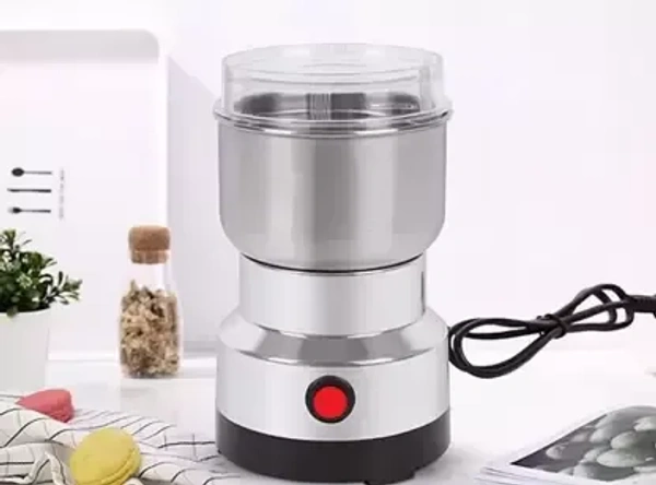 Kindlook Fashion By Nima Japan 200 W,28000 RPM Mini Stainless Steel Spice Nuts Grainder With Folding Jar Juicer Grinder, Compact Kitchen design Electric Household Grinder W 200 Juicer Mixer Grinder (1 Jar, Silver345)