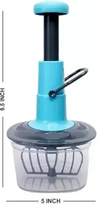 Hari Kitchen Store Fruits and Vegetable Push Chopper Manual Hand Press Chopper Grinder Mixer Vegetable Chopper
