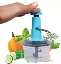 Hari Kitchen Store Fruits and Vegetable Push Chopper Manual Hand Press Chopper Grinder Mixer Vegetable Chopper
