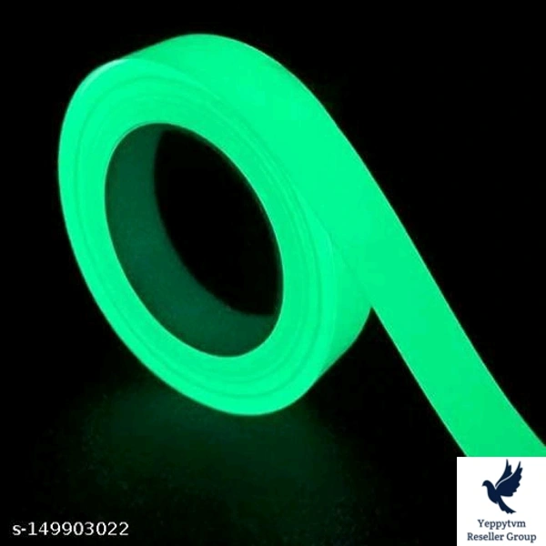 Glow in The Dark Tape, Rechargeable & Long-Lasting Fluorescent Tape | Luminous Tape for Outdoor Sports, Night Decorations, and Home MarkingName: Glow in The Dark Tape, 
