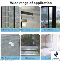 Window Screen Repair Kit, Door Window Screen Repair Tape, Strong Self-Adhesive Screen Tape Mesh Repair Waterproof, Used to Cover Window and Door Screens 