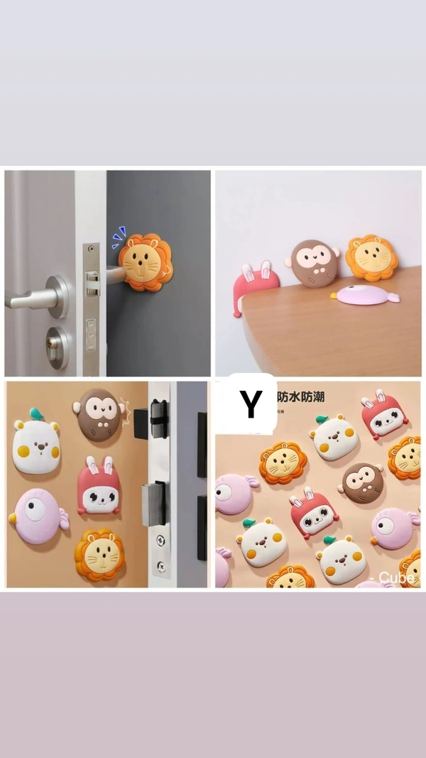 5pcs Wall Protectors Buffer Guard Stoppers Crash Pad Door Stops Bedside doormat Mute silicone cushion Anti Collision pads5pcs set @300rs only