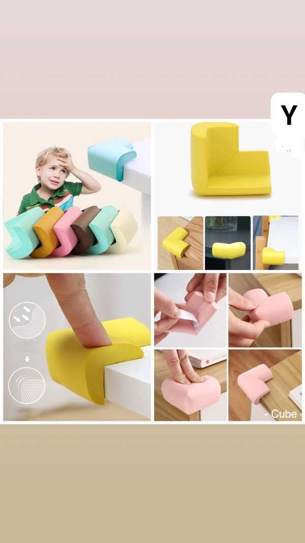 8 PCS BABY SAFETY FOAM CORNER PROTECTOR @ 300/-