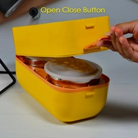 2LAYER ELECTRIC LUNCH BOX FOR OFFICE, PORTABLE LUNCH WARMER WITH REMOVABLE 4 STAINLESS STEEL CONTAINER.