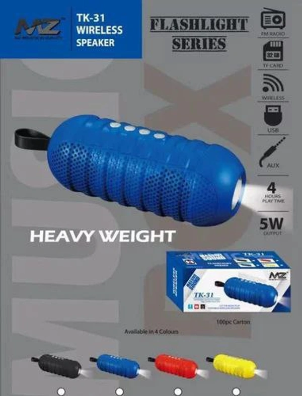 Power Bass Wireless Bluetooth Speaker with  2 Speakers, 5 Hours Playtime, Rechargeable Battery, Built