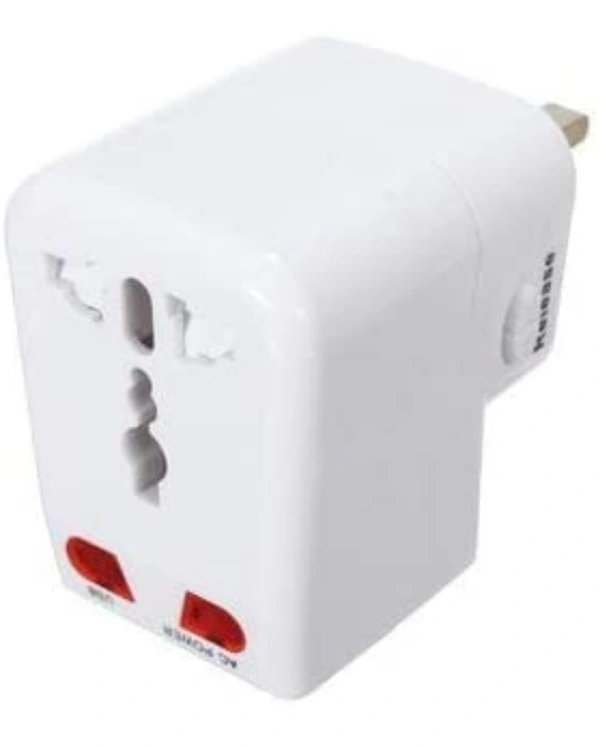 6041 Universal Travel AdaptorName: 6041 Universal Travel AdaptorMaterial: Plastic & MetalAmpere: 1 AmpPlug Type: 2 PinWarranty Period: No WarrantyWarranty Type: No WarrantyNo. of Sockets: 1Product Breadth: 10 CmProduct