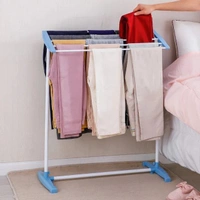 SANTINA Multi-Functional Stainless Steel Space Saving Foldable Clothes Drying Stand Double Rack Cloth Stands for Bedroom, Bathroom,Balcony Towel Stand with Bottom ShelvesName: SANTINA Multi-Functional Stainless Steel Space Saving Foldable Clothes Drying Stand Double Rack Cloth Stands for Bedroom, Bathroom,Balcony Towel Stand with Bottom ShelvesMater