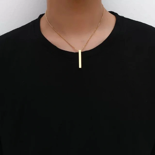 New Fashion Rectangle BarNecklace pendantPrice- 370 rs