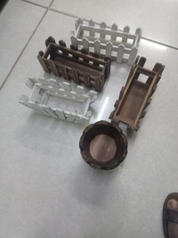 Multi Purpose Desk OrganizerName: Multi Purpose Desk OrganizerMaterial: PaperProduct Breadth: 0.5 InchProduct Height: 1 InchProduct Length: 1.5 InchNet Quantity (N): 2wooden pen and pencil holder Decorative Design Handmade Traditional Storage Organizer for Office and Home - Pack of 2 (Brown