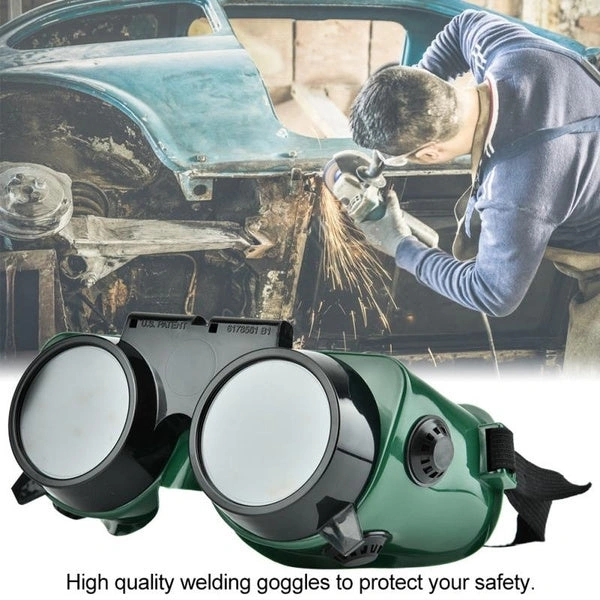 WELDING GOGGLES (DARK GREEN, LARGE)