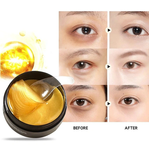 Clamy Eye Patches Mask Under Eye Collagen Face Skin Care Hyaluronic Acid Gel Anti-Wrinkle Remove Dark Circles Eye Bag In 1 Packet6 Pai