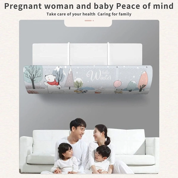 BLOWING AIR DIVERTER AIR CONDITIONING COVER AIR DEFLECTOR FOLDABLE ADJUSTABLE FOR ALL TYPES AC U