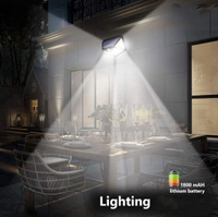 Solar light outside home in garden, 4pc set