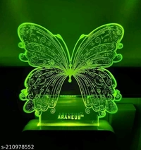 Net Quantity (N): 13D Illusion LED Multi Color Night Lamp Home Decor Gift Night Lamp Multi - Pack of 1