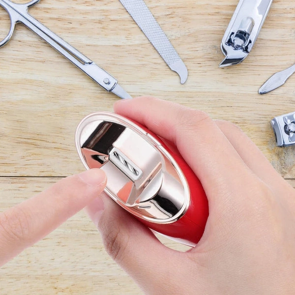 trenty fashionbestyeppygroup:Electric Manicure Automatic Nail Electric Nail Clippers Nail File Electric Nail Drill Electric Nail Cutter Cuticle Nail Grinder Safe Nail Clipper Baby 