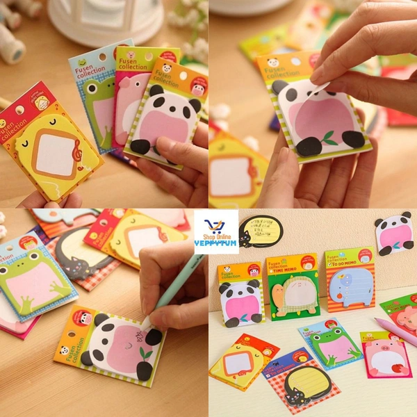 trenty fashionbestyeppygroup:Animal Shape Mini Sticker Notes Pad (Imported) ₹14 Minimum 500 pcsSticky Notes, 16-Packs Self Sticky Notes in Different Shapes, Creative Self-Stick Notes Colorful Super Sticky Notes, Memo Notes