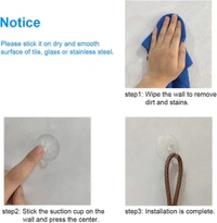 TRANSPARENT RUBBER VACUUM SUCKER HOOKS HANGER STRONG SUCTION CUP BATHROOM KITCHEN WINDOW WALL ACCESSORIES (18 PCS SET)300