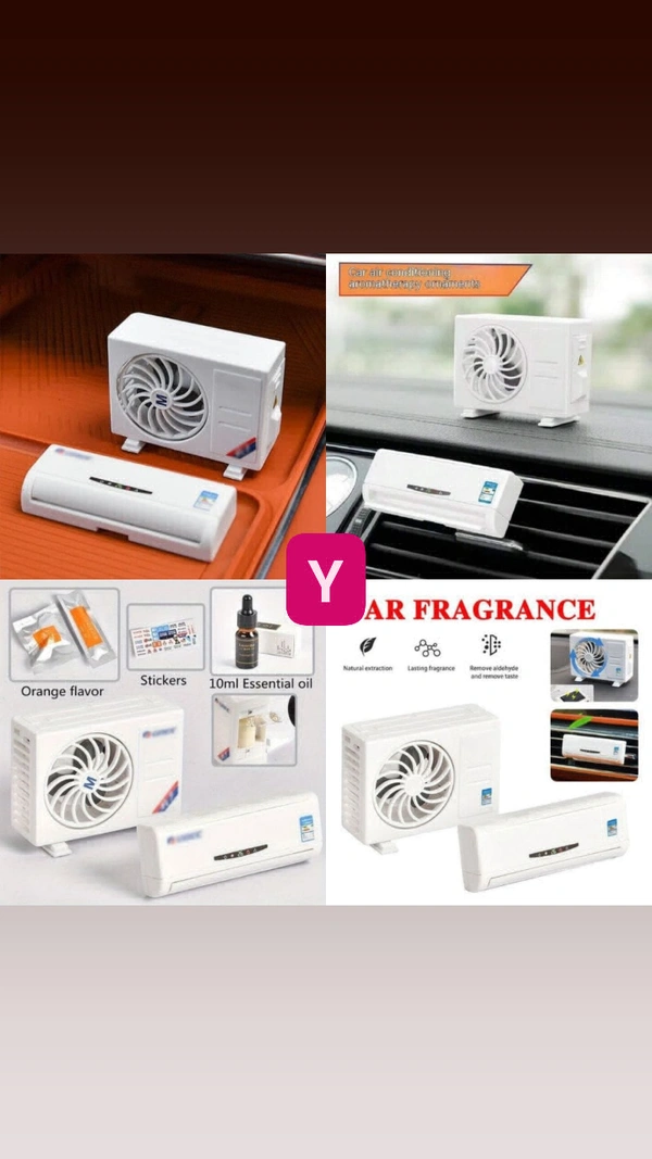 Solar Car AC Freshener (Mini AC)