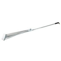  115-152 CM Rake for Gardening, Stainless Steel Telescopic Garden