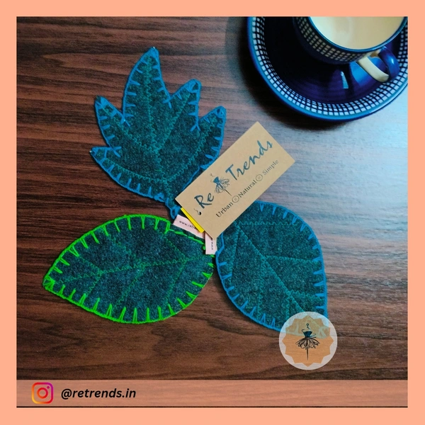 ReTrends Double Side Coasters - Blue LML
