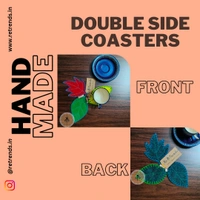ReTrends Double Side Coasters - Blue LML