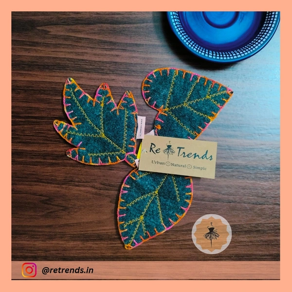 ReTrends Double Side Coasters - OrangeLMH