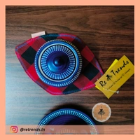 ReTrends Hot Pot Coasters Red- Double Side 