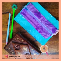ReTrends Floral Purple - Bookmarker Pouch