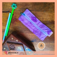 ReTrends Floral Purple - Bookmarker Pouch