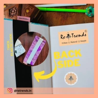 ReTrends Floral Purple - Bookmarker Pouch
