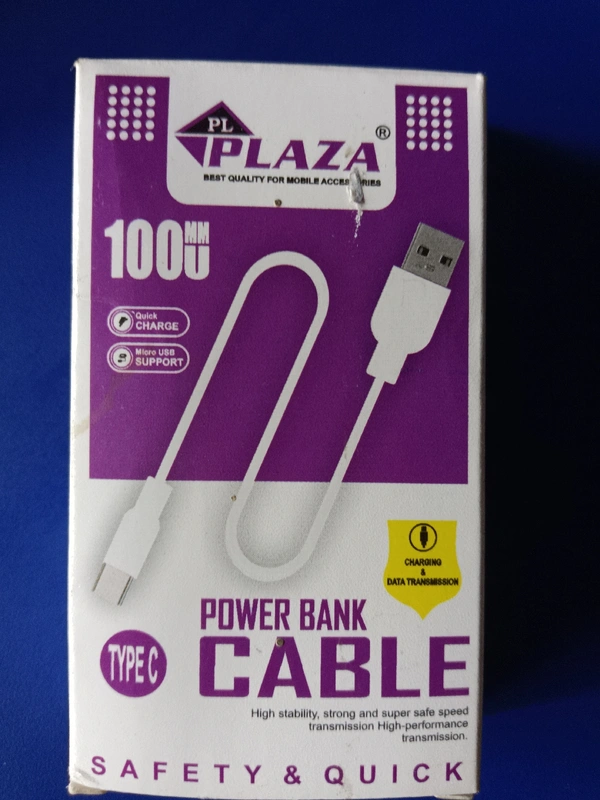 PLAZA POWER BANK CABLE TIPE C