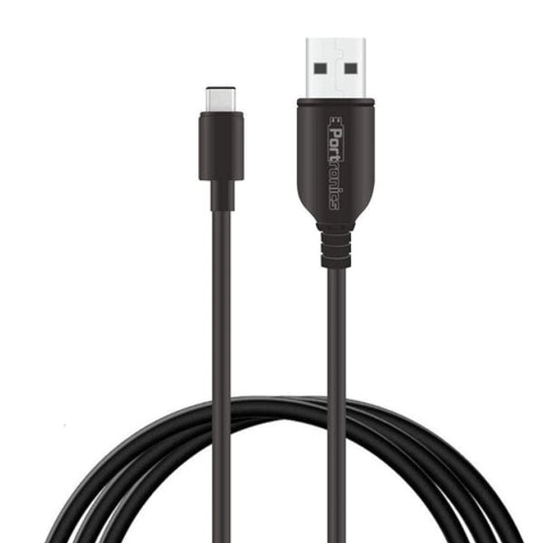 PORTRONICS KONNECT CORE 1M TYPC-C CABLE - BLACK