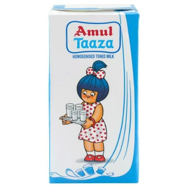 Amul Taaza Milk Tetra Pack