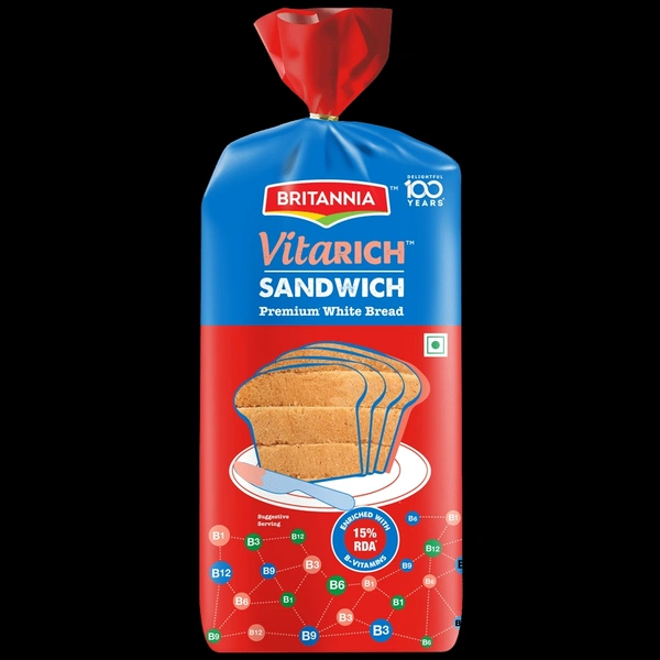 BRITANNIA Vitarich Slice White Bread 