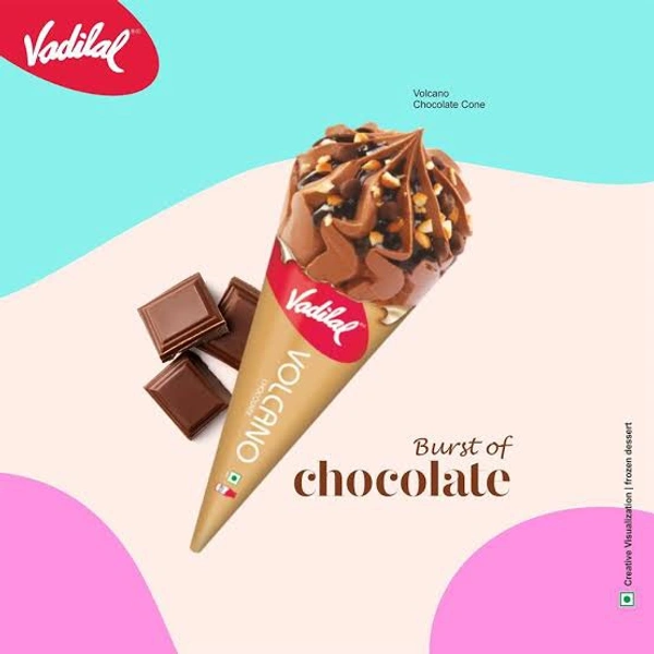 Vadilal Volcano Chocolate Con Icecream 