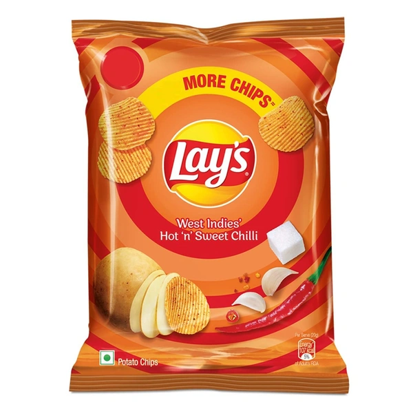 Lays West Indian Hot And Sweet Chilli - 50gm