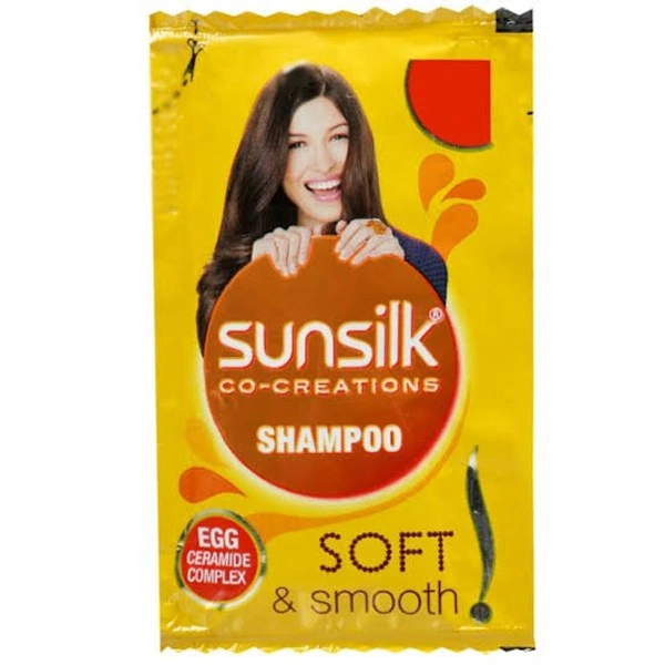 Sunsilk  Soft And Smooth Shampoo - 10 Pcs
