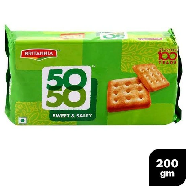 Britannia 50-50 Biscuit - 200gm