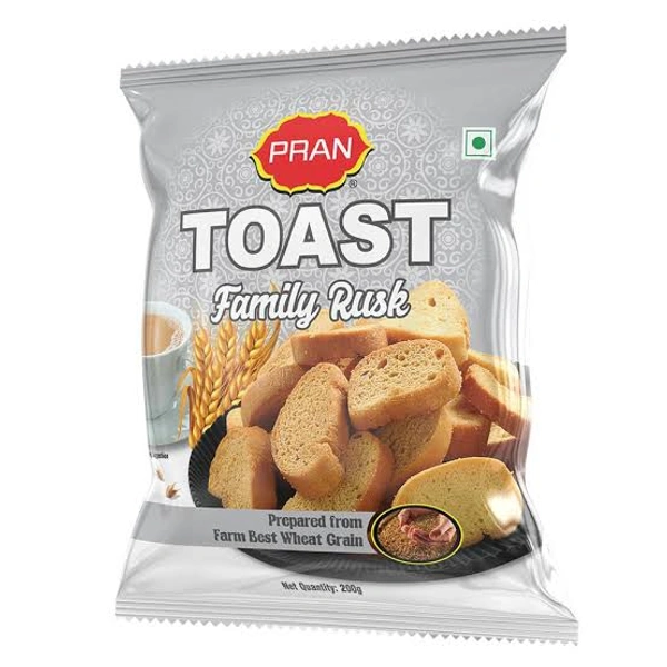 PRAN Family Rusk Toast  - 200gm