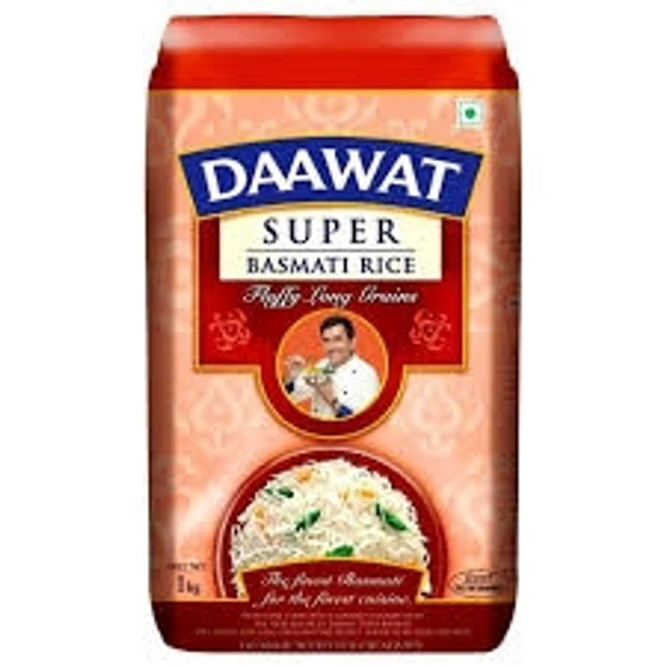 DAAWAT SUPER BASMATI RICE  - 1kg