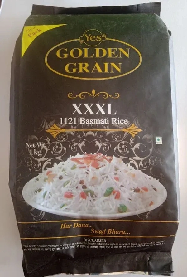 GOLDEN GRAIN XXXL 211 BASMATI RICE  - 1kg