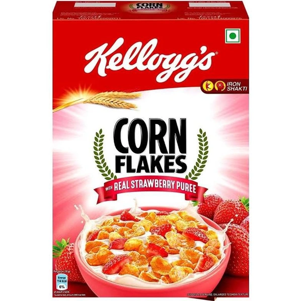 Kellogg's Corn Flakes Real Strawberry  Flavour