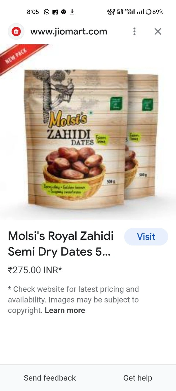 Molsis ZAHIDI DATES 