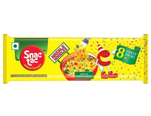 Snactac Masala Noodles 560 g (8 in 1 Pack)
