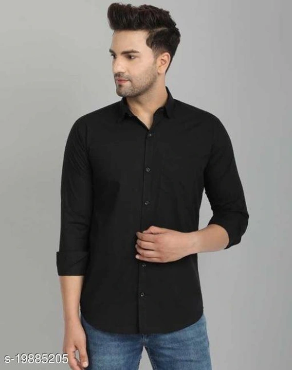Classy Fabulous Men's Shirt - Black, L